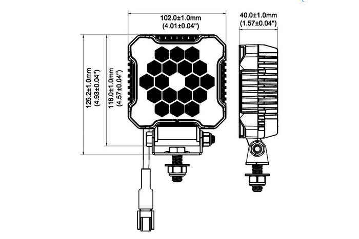 Φως εργασίας LED TruckLED L0173 18xLED 2800lm DT σύνδεσμος