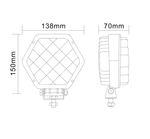 Ανακλαστήρας λάμπας εργασίας LED TT TECHNOLOGY TT.13248S 16xLED 3400lm