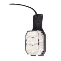 ASPÖCK FLEXIPOINT αριστερό φως LED με βάση λευκό/κόκκινο