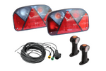 Σετ φώτων: ASPÖCK πίσω φώτα + ASPÖCK πλαϊνά φώτα σήμανσης + MANTES 7m 13-PIN λουρί