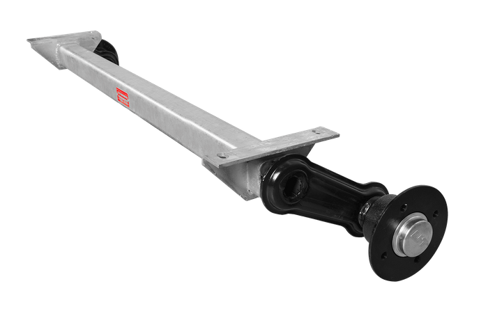 KNOTT VG7-L άξονας χωρίς φρένο για ρυμουλκούμενο 750kg 1070mm 1370mm 4x100