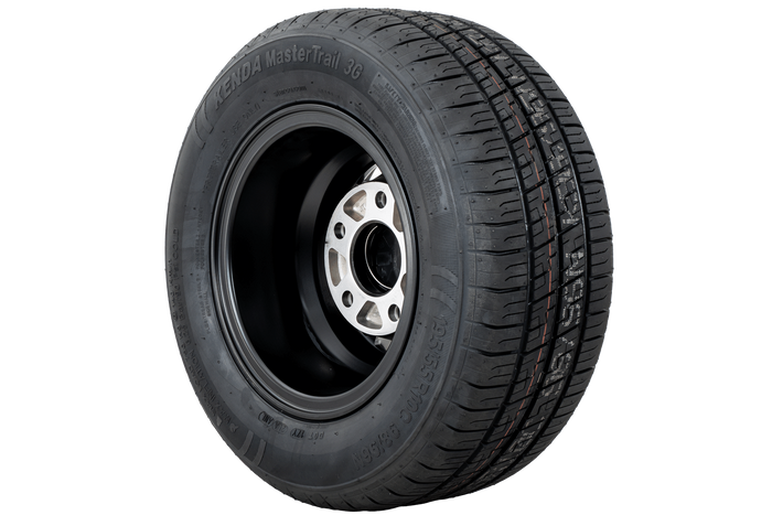 Ενισχυμένος τροχός για τρέιλερ KENDA TIRE 195/55 R10C 98/96N ΖΑΝΤΑ ΑΛΟΥΜΙΝΙΟΥ STARCO μαύρο 6Jx10"H2 5x112 ET:-4