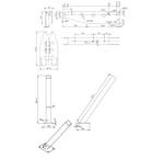 Στέλεχος UNITRAILER με βαρούλκο και βραχίονας ρυμουλκούμενου σκάφους