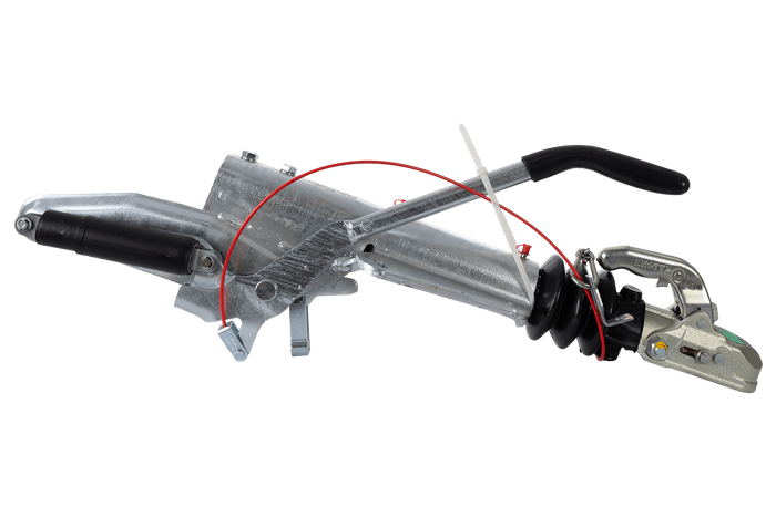 Συσκευή υπέρβασης KNOTT KF27B με κοτσαδόρο K27A για ρυμουλκούμενο 2700 κιλών με ράβδο έλξης τύπου V