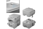 ProPlus 370415V01CR Φορητή Τουαλέτα Κάμπινγκ Γκρι 10L/20L
