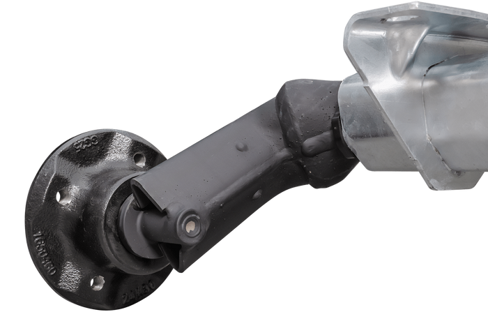 AL-KO OPTIMA άξονας χωρίς φρένο για ρυμουλκούμενο 750kg 1200mm 1700mm 4x100