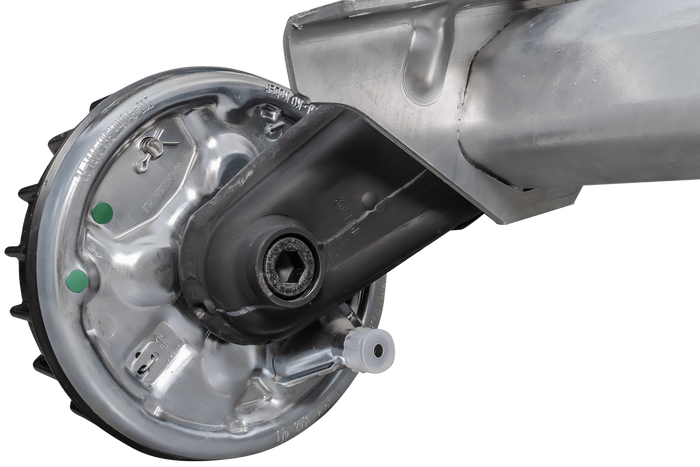 AL-KO COMPACT άξονας φρένων για ρυμουλκούμενο / ρυμουλκούμενο 1500kg 1200mm 1650mm 5x112