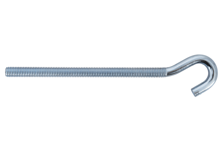 Γάντζος κατασκευής DROMET HZ M8x160 με ανοιχτό άκρο (λυγισμένο)