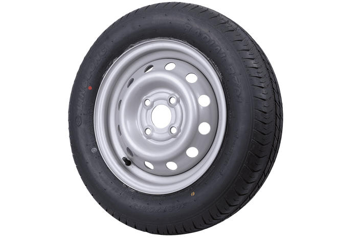 OUTLET Πλήρης τροχός ΕΛΑΣΤΙΚΟ LINGLONG 165/70 R13 79N RIM UNITRAILER 4Jx13&quot; 4x100 ET:30