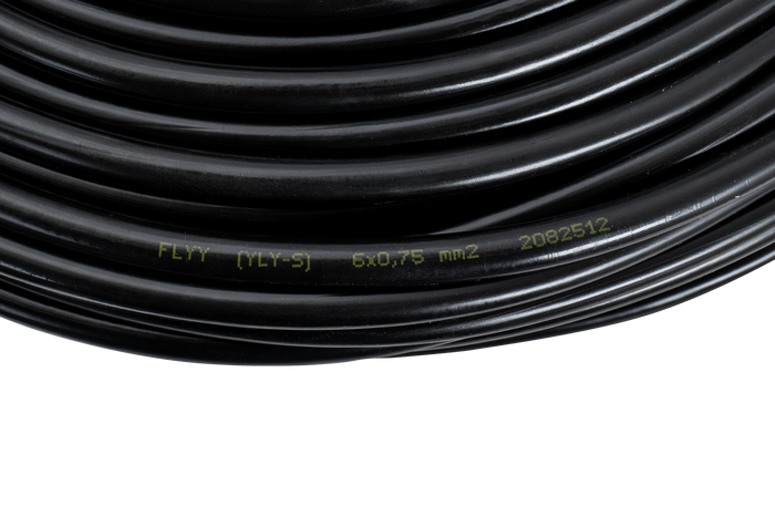 Ηλεκτρικό καλώδιο HYBSZ YLY-S 6x0,75 εξαπύρηνο - 1μ