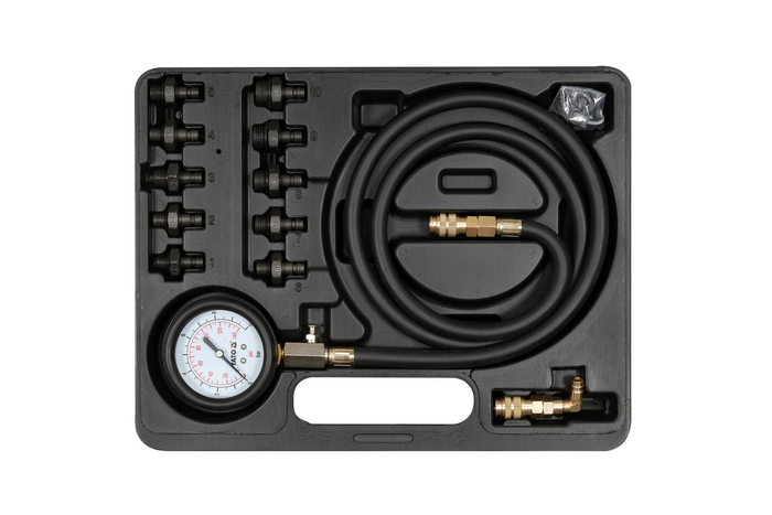 Μανόμετρο πίεσης λαδιού YATO YT-73031, σετ 12 τεμαχίων.