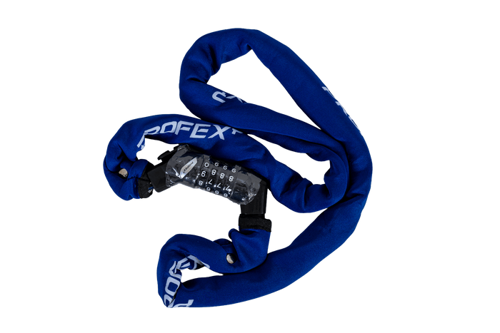 Κλειδαριά ποδηλάτου με αλυσίδα PROFEX 81662 Neo 130 cm με συνδυασμό