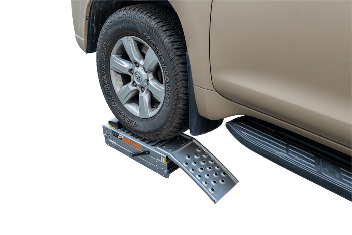UNITRAILER ALR005 πτυσσόμενη ράμπα χάλυβα drive-on ράμπα για ρυμουλκούμενο 200cm 250kg