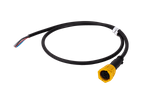 Βύσμα μπαγιονέτ 6 PIN αριστερά FRISTOM για τρέιλερ, κίτρινο με καλώδιο 1 m