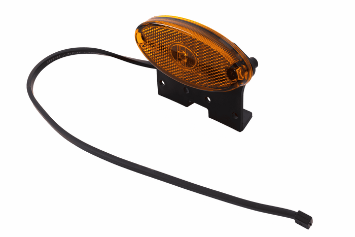 Λαμπτήρας LED ASPÖCK FLATPOINT II, πορτοκαλί, γενικής χρήσης, με βραχίονα