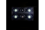 HORPOL LWD2157/CZ LED 900lm μαύρο εσωτερικό φωτιστικό αυτοκινήτου με διακόπτη και κόκκινη δίοδο