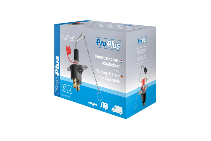 Διακόπτης αποσύνδεσης μπαταρίας 12-24V ProPlus 347031 Ενισχυμένος 2πολικός διακόπτης