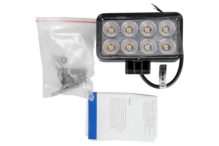 Λάμπα εργασίας LED ανακλαστήρας TT TECHNOLOGY BLACK TT.13306 32xLED 2560lm ορθογώνια