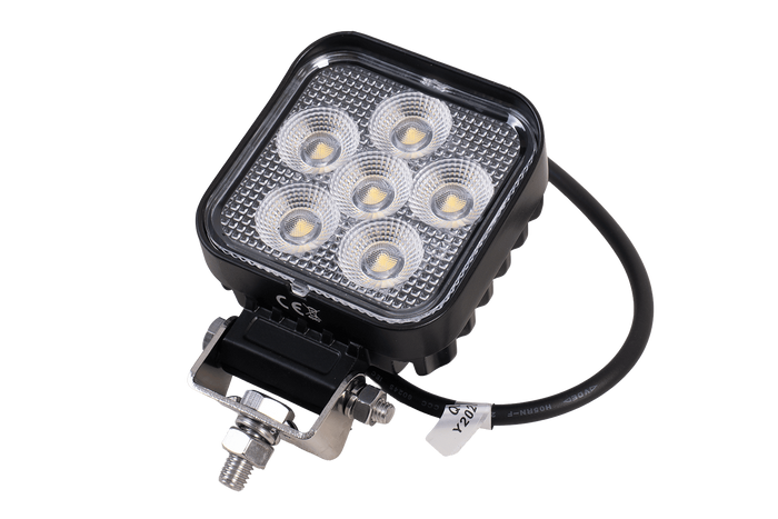 Λάμπα εργασίας LED ανακλαστήρας TT TECHNOLOGY BLACK TT.13324 24xLED 1920lm τετράγωνη