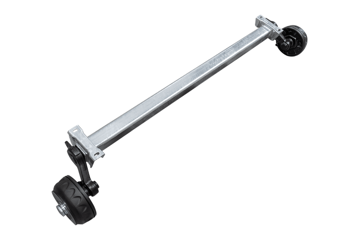 KNOTT VGB13 φρένος άξονας για ρυμουλκούμενο / ρυμουλκούμενο 1350kg 1500mm 1950mm 4x100