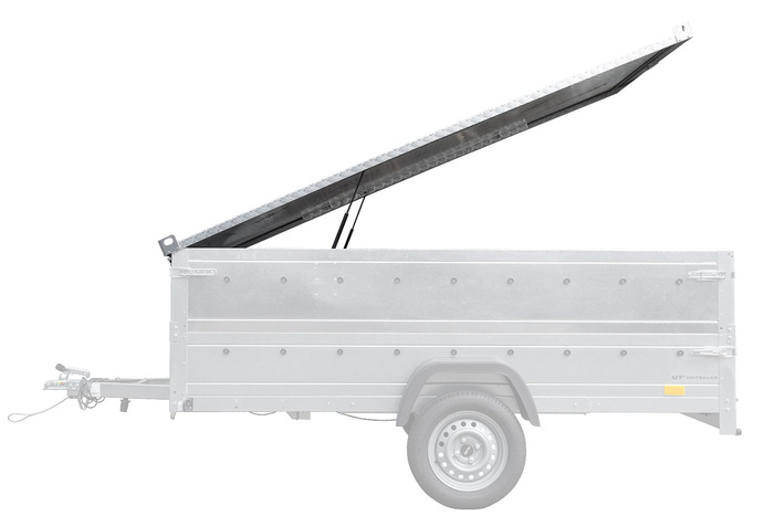 UNITRAILER GARDEN TRAILER 230 KIPP κάλυμμα τρέιλερ με κυλίνδρους / κλειδαριά με κλειδί