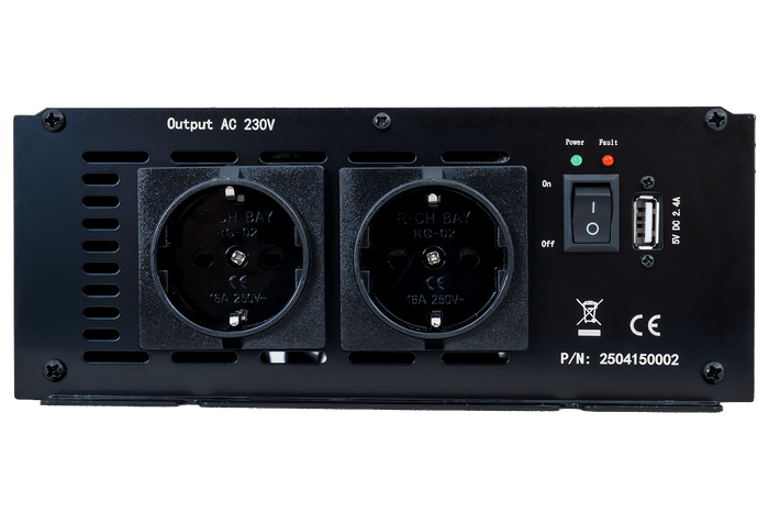 Μετατροπέας τάσης 24V/230V (2000/4000W) KAMAR E1931