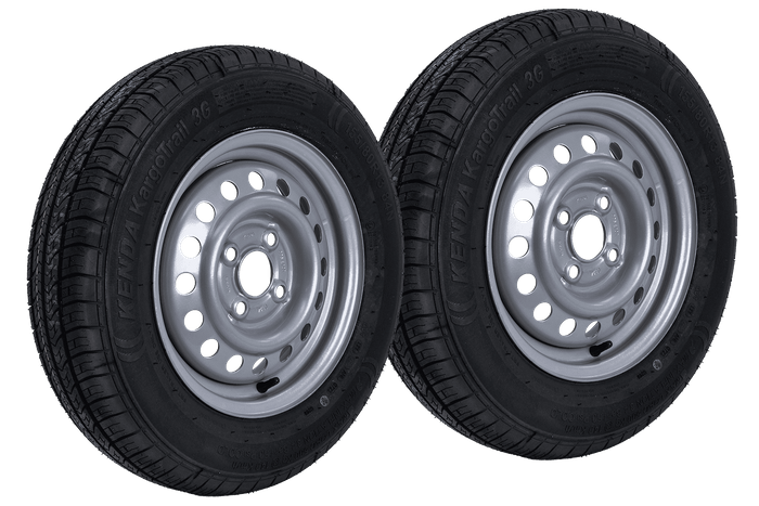 Σετ δύο τροχών για τρέιλερ KENDA TIRE 155/80 R13 84N KENDA RIM 4Jx13"H2 4x100 ET:30