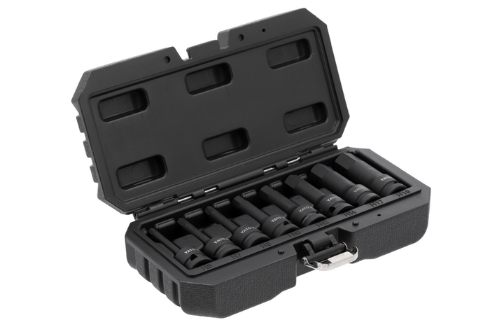 YATO YT-1066 κλειδιά κρούσης εξάγωνα με καρυδάκια 6-19mm 8 τεμάχια.