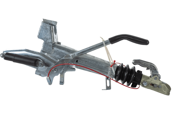 Συσκευή υπέρβασης KNOTT KF27B με κοτσαδόρο K27A για ρυμουλκούμενο 2700 kg με ράβδο έλξης τύπου V και στήριγμα τροχού στήριξης