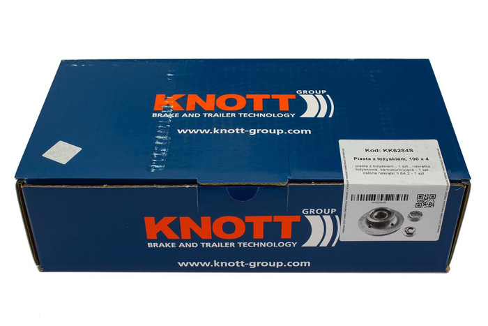 Περιλαμβάνεται πλήμνη με ρουλεμάν KNOTT 100x4
