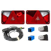 Σετ φώτων: ASPÖCK MULTIPOINT V πίσω φώτα + ASPÖCK FLEXIPOINT I πλαϊνά φώτα + MANTES 7m 7-PIN λουρί