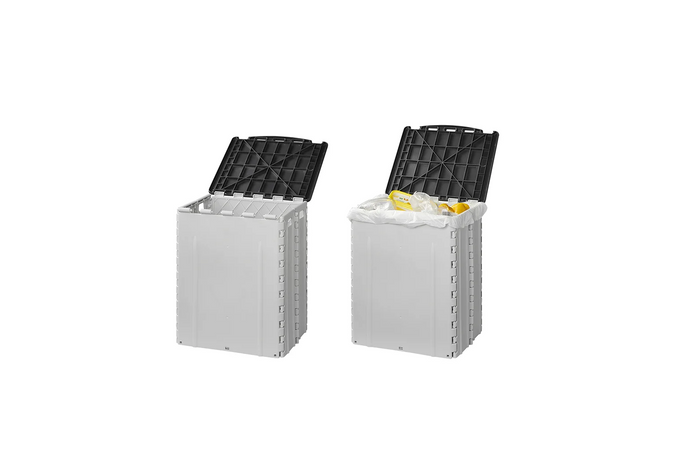 ProPlus 370408 πτυσσόμενος κάδος απορριμμάτων κάμπινγκ, χωρητικότητας 30 λίτρων