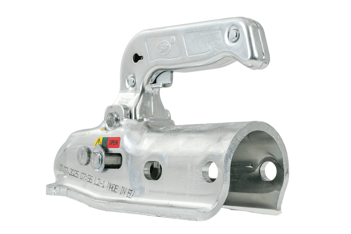 Ρυμουλκούμενο STEELPRESS BC-3000.1D-00-00 με σφαιρική ράβδο έλξης για ρυμουλκούμενο 3000kg με σωληνωτή ράβδο έλξης 50mm