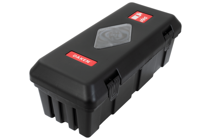 Κουτί πυροσβεστήρα 9kg DAKEN 82010 ADAMANT 671x310x247mm μαύρο