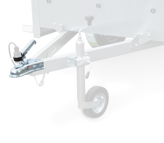 WINTERHOFF WW8-Y κοτσαδόρος με μπάλα για ρυμουλκούμενο 800 κιλών με ράβδο ρυμούλκησης τύπου V