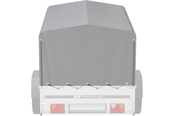 Κάλυμμα πλαισίου h-800 UNITRAILER μουσαμάς για τρέιλερ 200x125cm GARDEN 201 KIPP