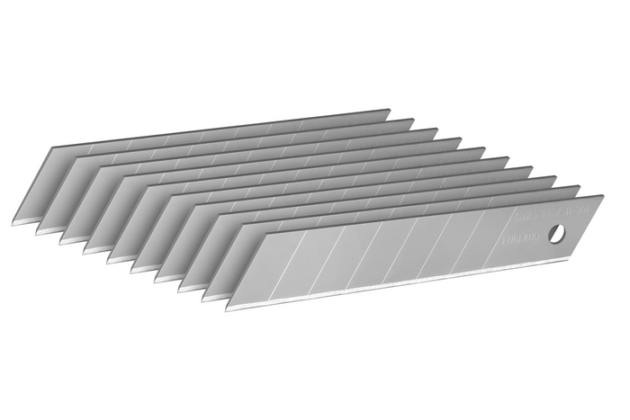 STANLEY ανταλλακτικές λεπίδες μαχαιριού 18 χιλιοστών με αποσπώμενες λεπίδες 10 τεμαχίων