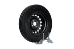 Εφεδρικός τροχός για ρυμουλκούμενο με βραχίονα TIRE WANDA 155/70 R13 79N RIM TRAILER TOP 4Jx13"H2 4x100 ET:30