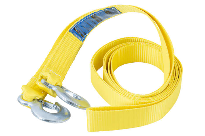 Σχοινί ρυμούλκησης με γάντζους Ιμάντας ρυμούλκησης UNITRAILER 5m/50mm/6t κίτρινο