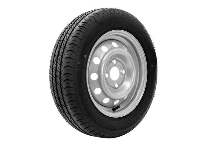 Σετ δύο τροχών για τρέιλερ LINGLONG TIRES 155/70 R13 75N UNITRAILER RIMS 4Jx13"H2 4x100 ET:30
