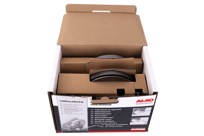 Βαρούλκο, βαρούλκο χειρός για ρυμουλκούμενο φορτηγό AL-KO 1150 kg με φρένο και αυτόματο ξετύλιγμα