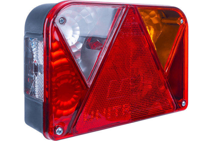 Σετ φώτων: Πίσω φώτα DOBPLAST DPT35 + πλευρικά φώτα σήμανσης ASPÖCK FLEXIPOINT I + καλωδίωση MANTES 5,2m 13PIN