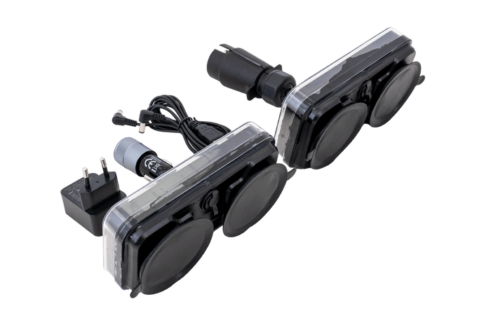 TT Technology TT.12028B-DI Πίσω φώτα LED 3 λειτουργιών αριστερά+δεξιά, ασύρματα, μαγνητικά