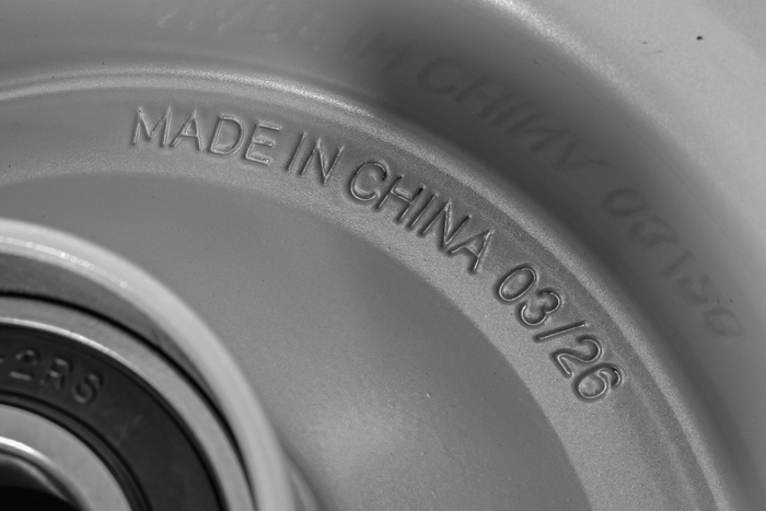 Ζάντα UNITRAILER από χάλυβα 5.5Ix8"H2 3x128 με ρουλεμάν 6205-2RS