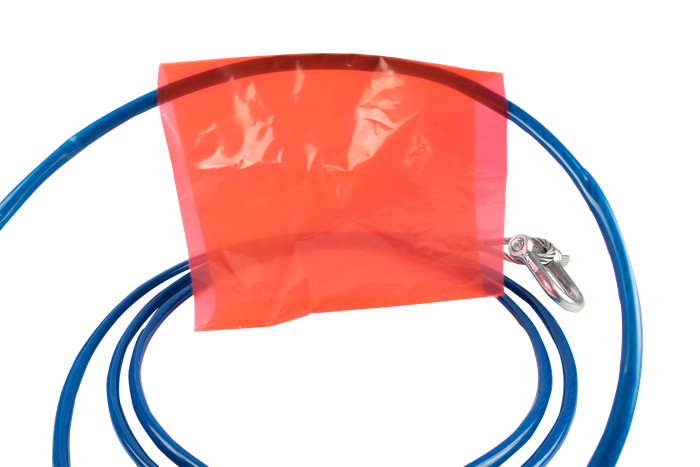 Σχοινί ρυμούλκησης με κρίκους Σχοινί από χάλυβα LAMPA 3,5m/6mm/3t μπλε