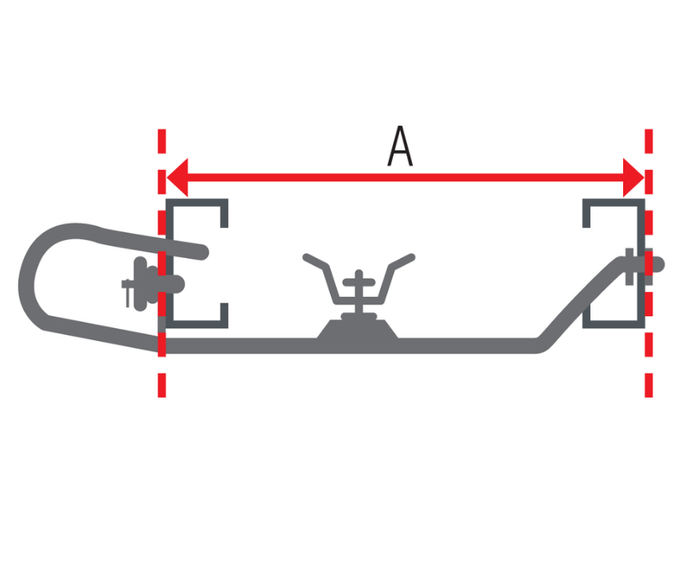 Στήριγμα τροχού AL-KO για τροχόσπιτο 1050-1250mm