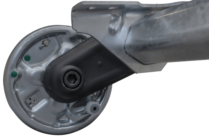 AL-KO COMPACT άξονας φρένων για ρυμουλκούμενο / ρυμουλκούμενο 1350kg 1400mm 1850mm 5x112