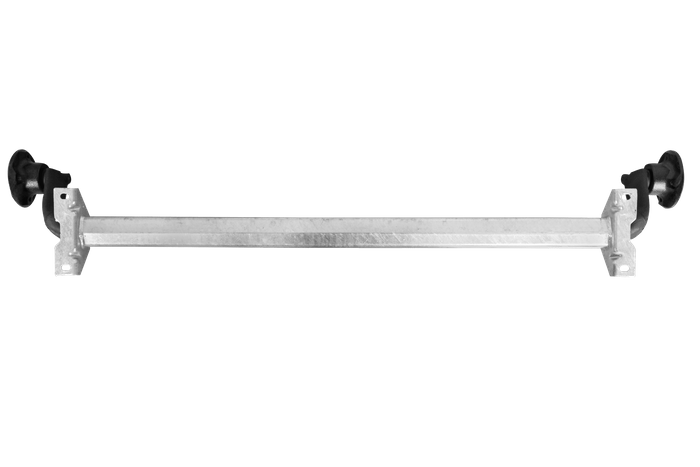 AL-KO OPTIMA άξονας χωρίς φρένο για ρυμουλκούμενο 750kg 1260mm 1573mm 4x100