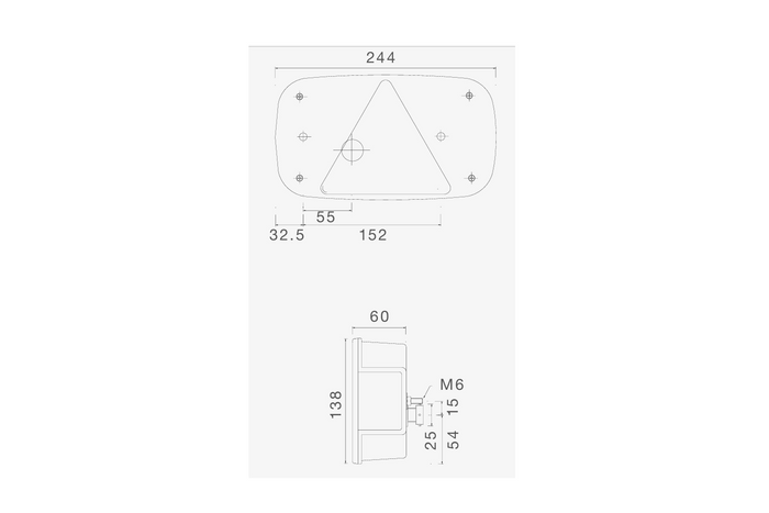 ASPÖCK MULTIPOINT III πίσω φώτα μπαγιονέτ 5PIN 7 λειτουργίες αριστερά+δεξιά