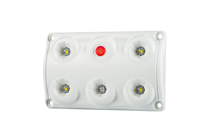 HORPOL LWD2157 Εσωτερικό φωτιστικό αυτοκινήτου LED 900lm με διακόπτη και κόκκινη δίοδο